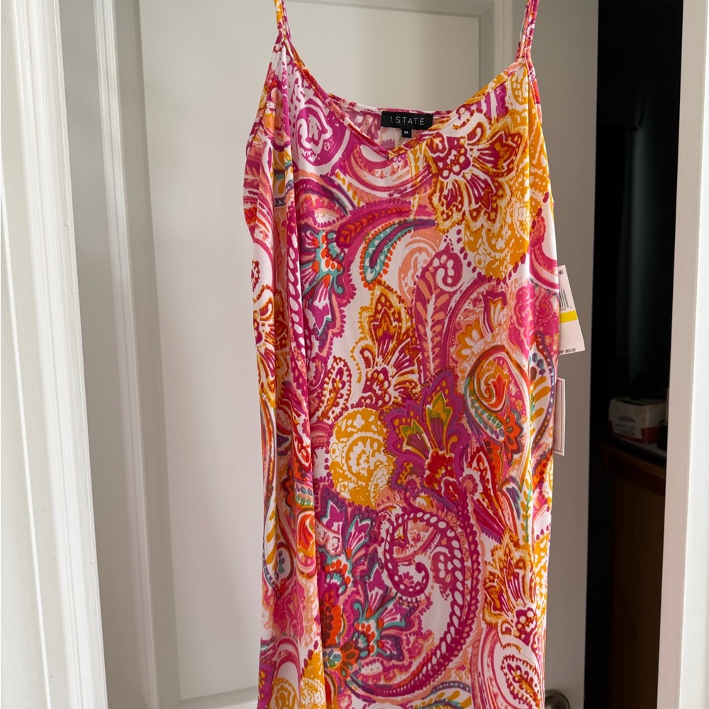 1. State Multicolor V-Neck Dress